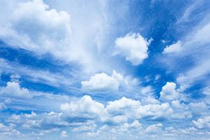 منظره آسمان آبی ابری لکه های ابر چشم انداز آسمان 28