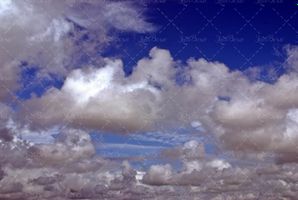منظره آسمان آبی ابری لکه های ابر چشم انداز آسمان 44