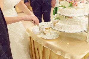 کیک عروسی قنادی کیک خامه ای 3