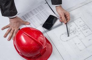 نقشه کشی ساختمان ساختمان سازی کلاه ایمنی