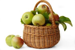 سبد میوه سیب زمستانی سیب ترش