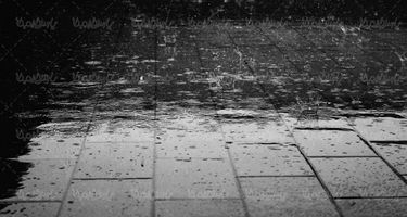 بارش باران قطرات باران کفپوش موزایک