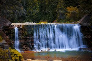 آبشار رودخانه منظره چشم انداز طبیعت