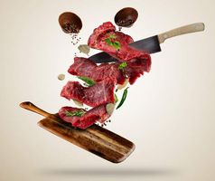 گوشت قرمز قصابی ماهیچه پروتئینی