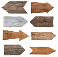 تابلو راهنمای چوبی تابلو چوبی