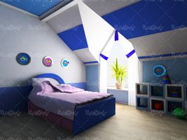 طراحی داخلی اتاق خواب تخت بچه