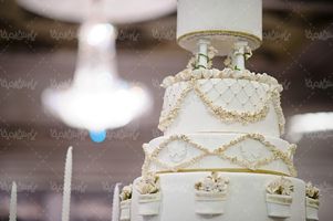 قنادی کیک عروسی کیک خامه ای