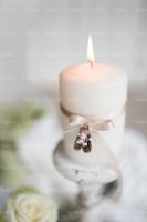 حلقه ازدواج شمع روبان