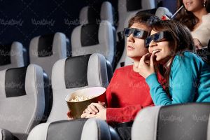 سینما سه بعدی عینک سه بعدی