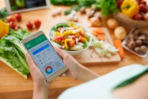 موبایل مواد غذای سبزیجات