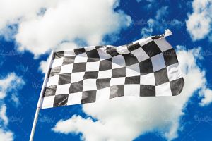 پرچم شطرنجی شروع مسابقات ماشین