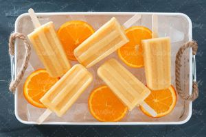 بستی کیم قنادی بستنی یخی بستنی میوه ای قاچ پرتقال