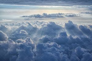 منظره بالای ابرها چشم انداز انبوه ابر توده های ابر 29