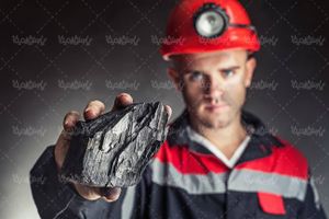 کارگر معدن زغال سنگ معدن زغال سنگ کلاه ایمنی چراغ دار