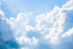 منظره آسمان آبی ابری لکه های ابر چشم انداز آسمان1