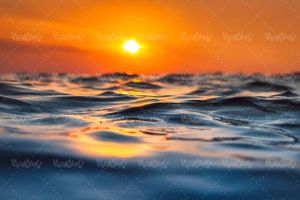 منظره چشم انداز طبیعت دریا منظره غروب خورشید 66