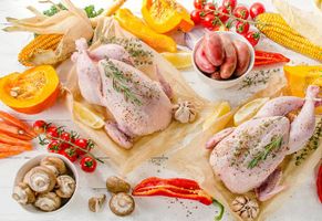 گوشت مرغ پروتئینی گوشت سفید تزئین گوشت مرغ2