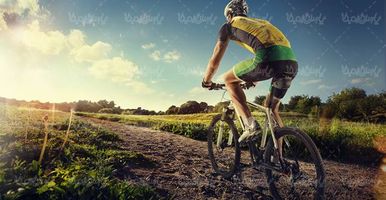 دوچرخه سواری منظره طبیعت چشم انداز بهار ورزشکار