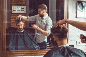 آرایشگاه مردانه اصلاح سرمو پیرایش کوتاه کردن مو