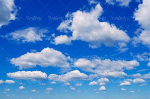 منظره چشم انداز آسمان آبی ابر های سفید لکه های ابر11