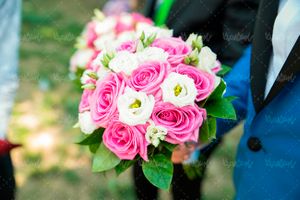 دسته گل عروس گل مصنوعی گلفروشی
