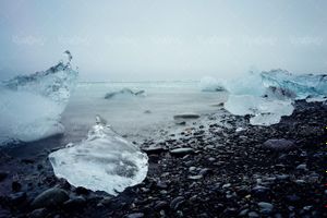 یخ دریای یخ زده زمستان ساحل دریا