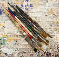 قلموی نقاشی آموزش نقاشی انواع قلمو