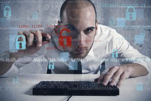 امنیت شبکه هک کردن هکر قفل صفحه کلید