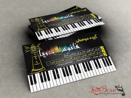 کارت ویزیت گروه موسیقی