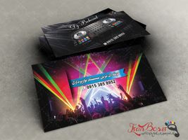 کارت ویزیت dj دی جی