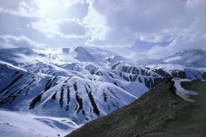 کوهستان برف سرما منظره 1