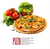 پیتزا اغذیه فست فود گوجه فرنگی