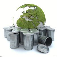 محیط زیست زباله سطل اشغال 1