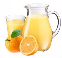 آبمیوه پارچ پرتقال لیوان