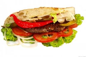 ساندویچ کباب همبرگر فست فود
