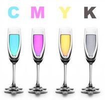 ترکیب رنگ CMYK گرافیک تبلیغات
