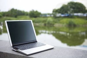 لپ تاپ رایانه تکنولوژی دریاچه منظره