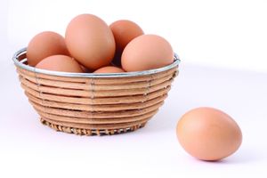 سبد تخم مرغ صبحانه لبنیات
