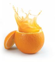نوشیدنی آب پرتقال کافی شاپ آبمیوه