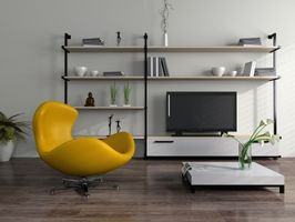 طراحی دکوراسیون داخلی خانه صندلی تلویزیون