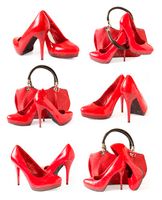 ست کیف و کفش قرمز کیف قرمز 1