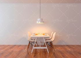 پارکت کف پوش میز نهار خوری 