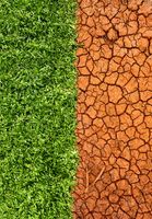 بکگراند زمین خشک و زمین چمن 