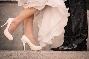 کفش عروس کفش سفید کفش دامادی