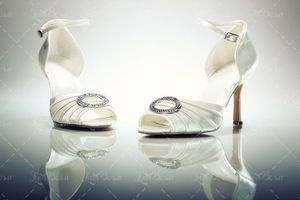 کفش لژدار عروس کفش سفید 