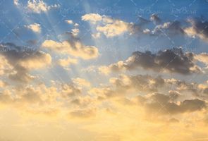 آسمان آبی ابرسیاه ابر تیره ابر سفید 