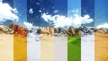 بهار پاییز زمستان تابستان طبیعت