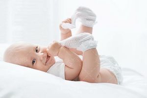 جوراب سفید خردسال کودک بچه نوزاد 