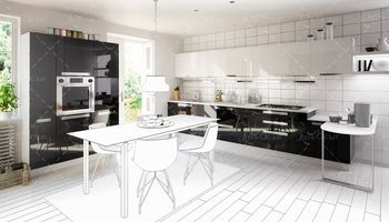 طراحی داخلی آشپزخانه 3