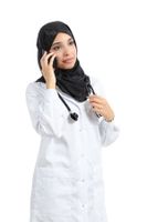 پرستار با حجاب پوشش اسلامی